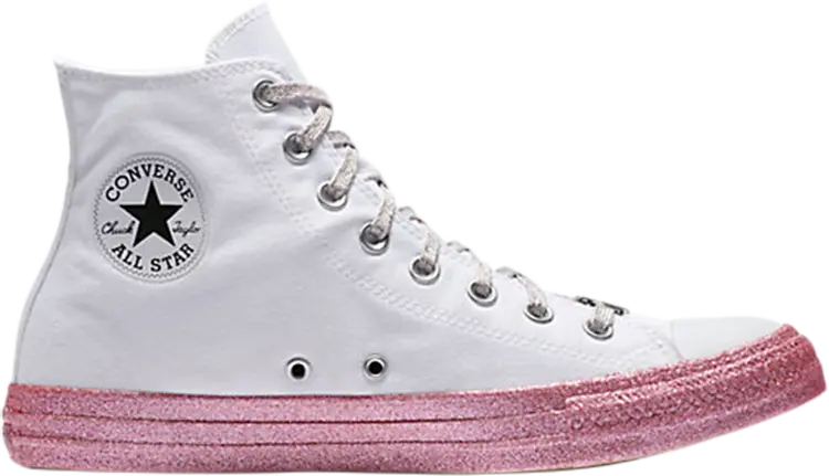 Кроссовки Converse Miley Cyrus x Wmns Chuck Taylor All Star Hi White, белый