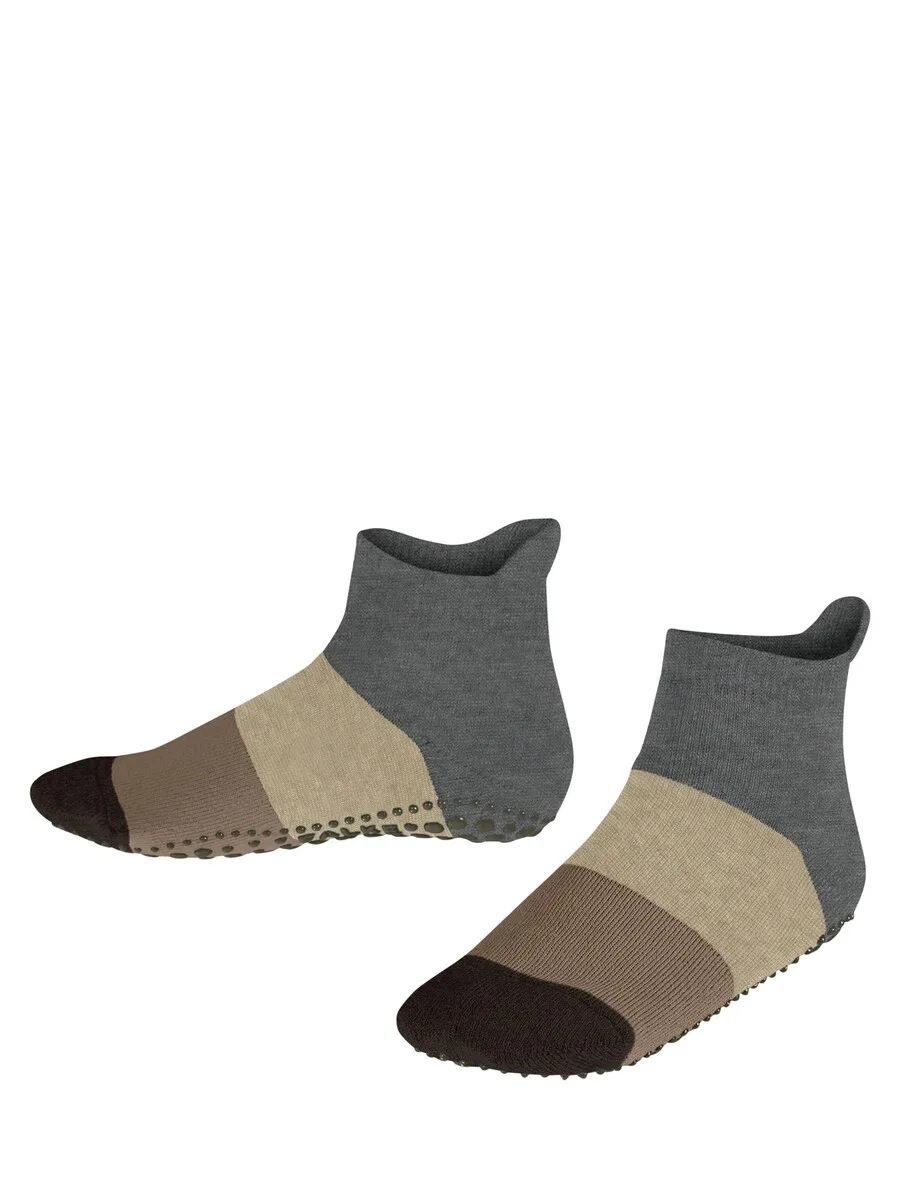 Носки FALKE «Цветовые блоки» в серо-пятнистом цвете