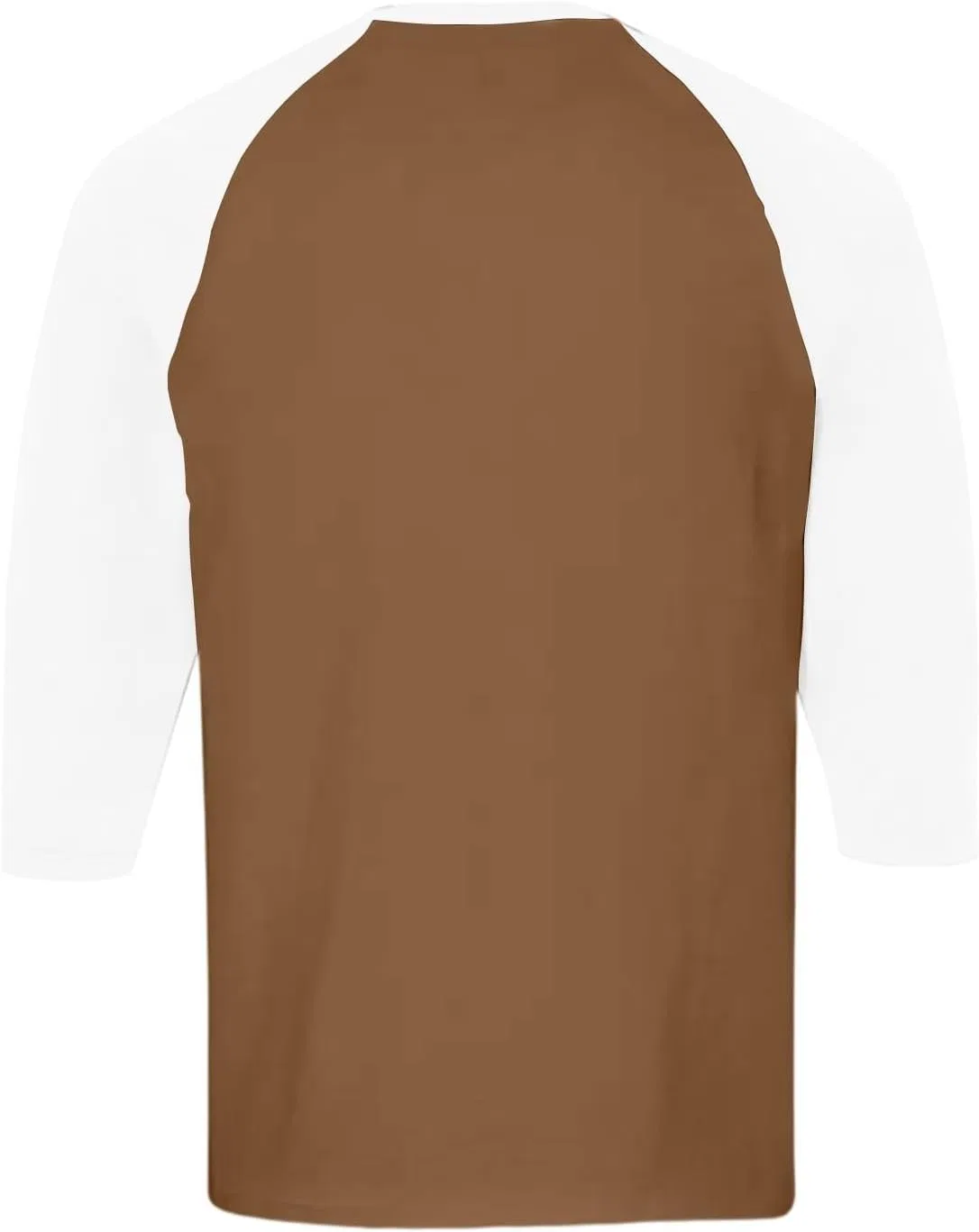 Мужская бейсбольная футболка с длинным рукавом Casual, Brown — фото 4