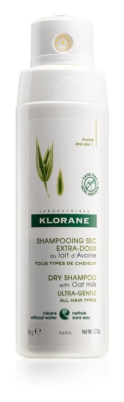 

Безаэрозольный сухой шампунь Klorane Oat