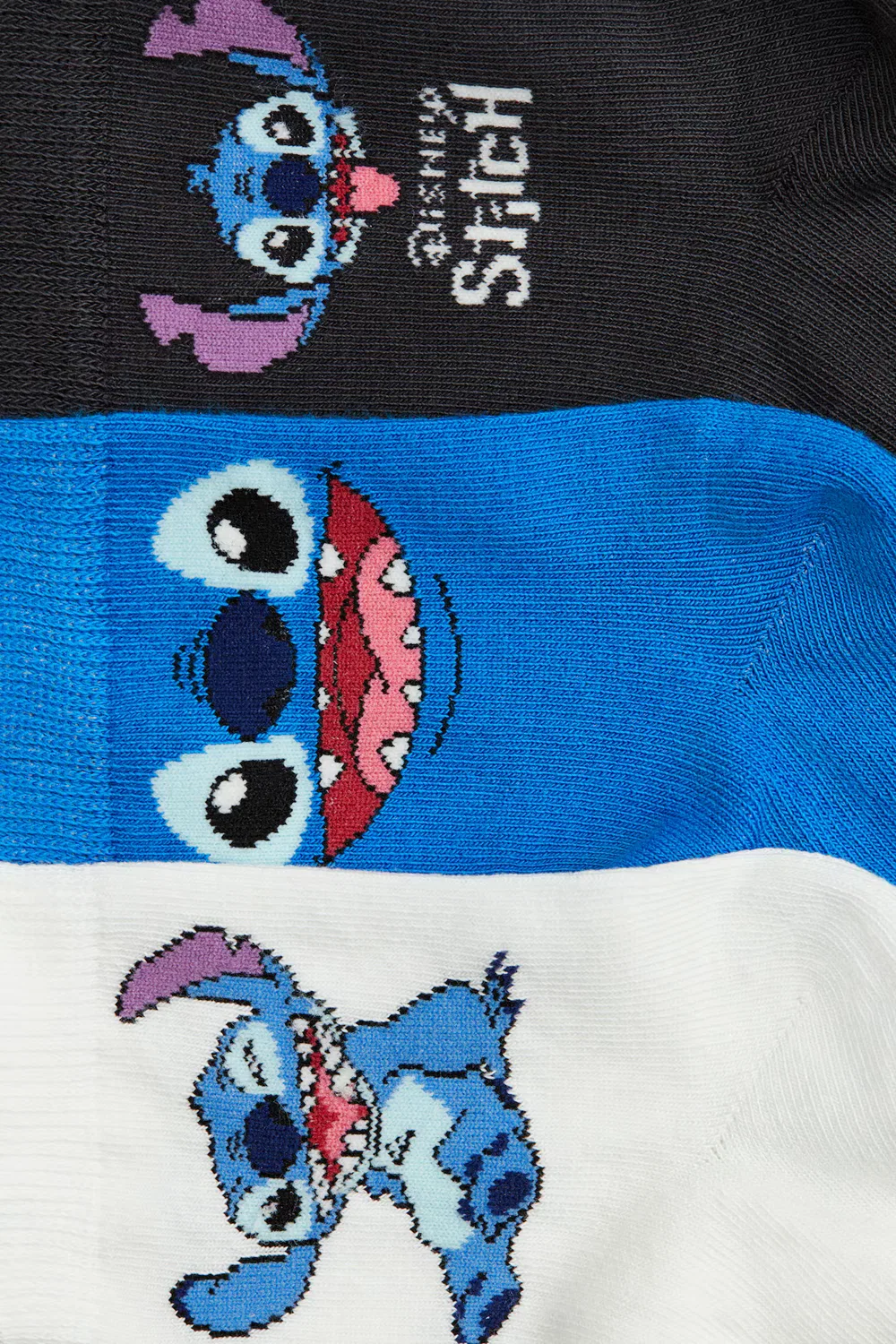 Набор из 5 пар носков с рисунком H&M, Blau/Lilo & Stitch — фото 3