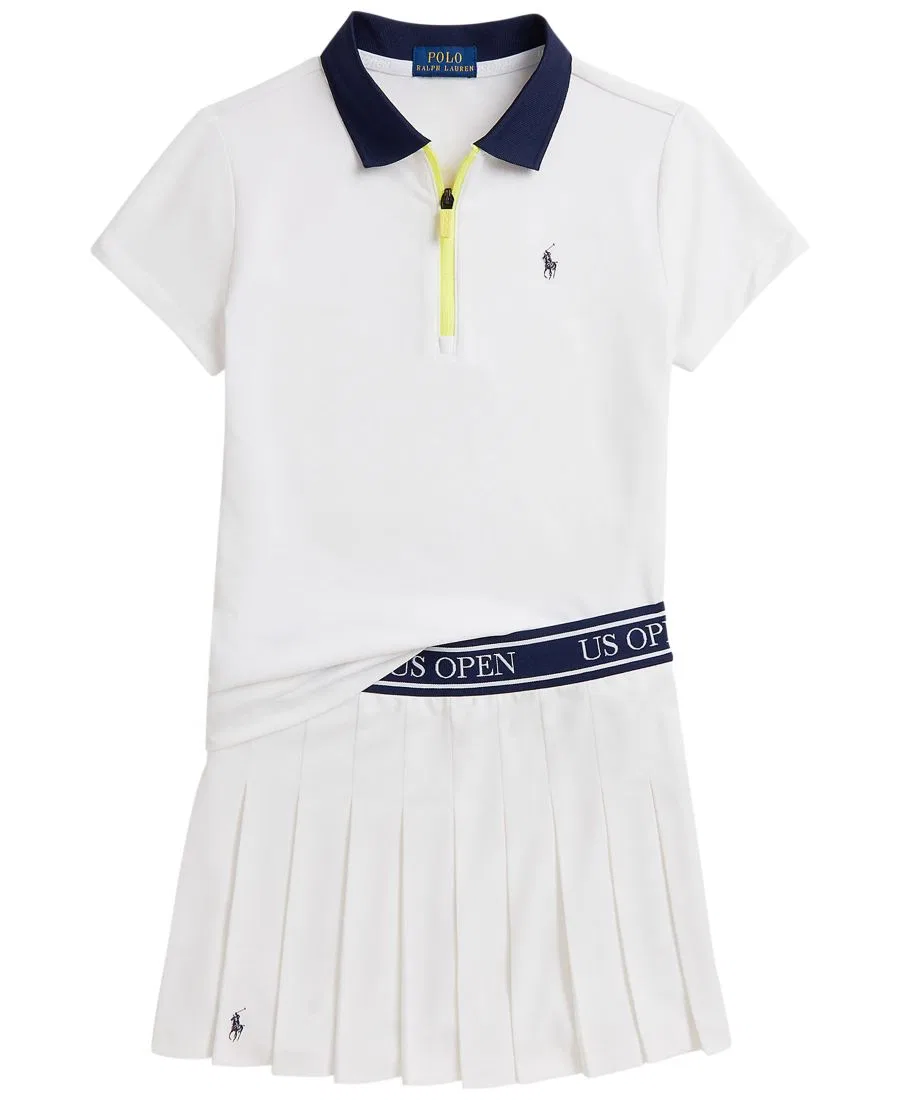 Комплект поло и юбки-шорт Polo Ralph Lauren, Ceramic White