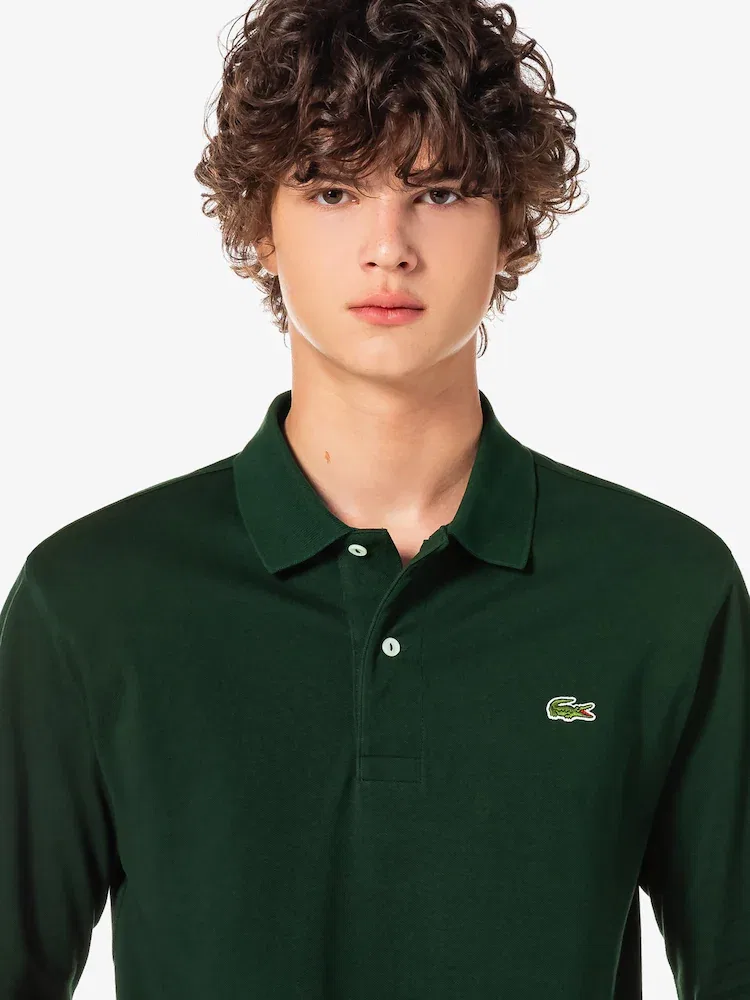 Футболка поло French Regular Fit LACOSTE, Green — фото 2