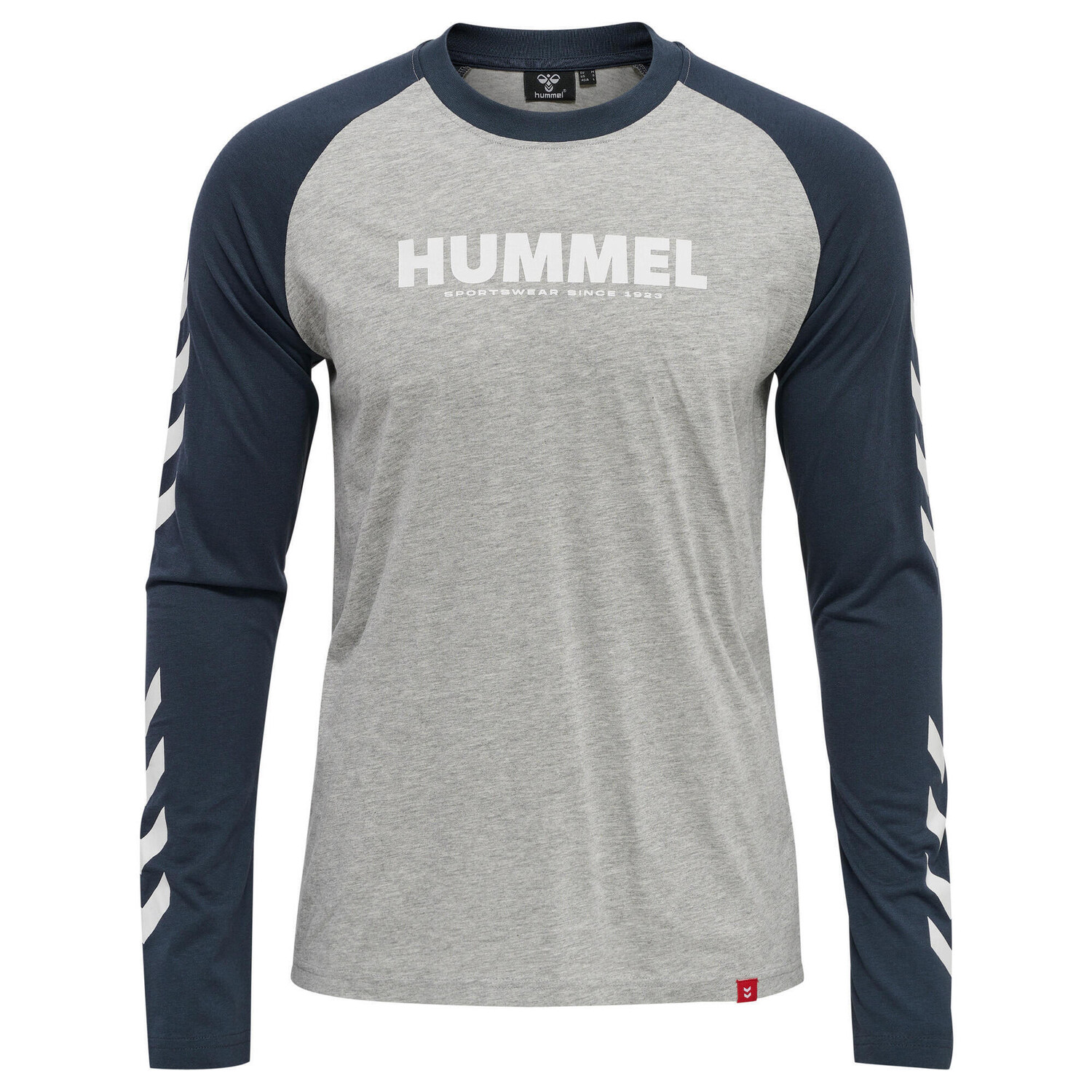 

Футболка Hmllegacy Blocked L/S Футболка L/S Унисекс HUMMEL, темный бензин/синий/синий
