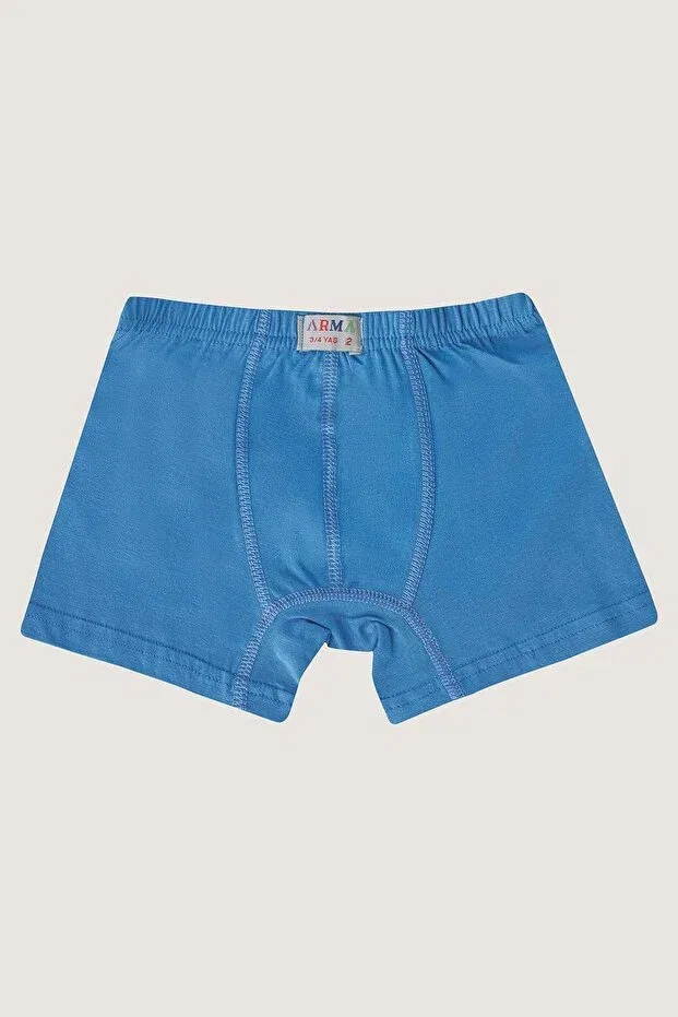 Детские боксеры для мальчиков хлопковые Arma Yıldız, Navy Gray Blue — фото 4