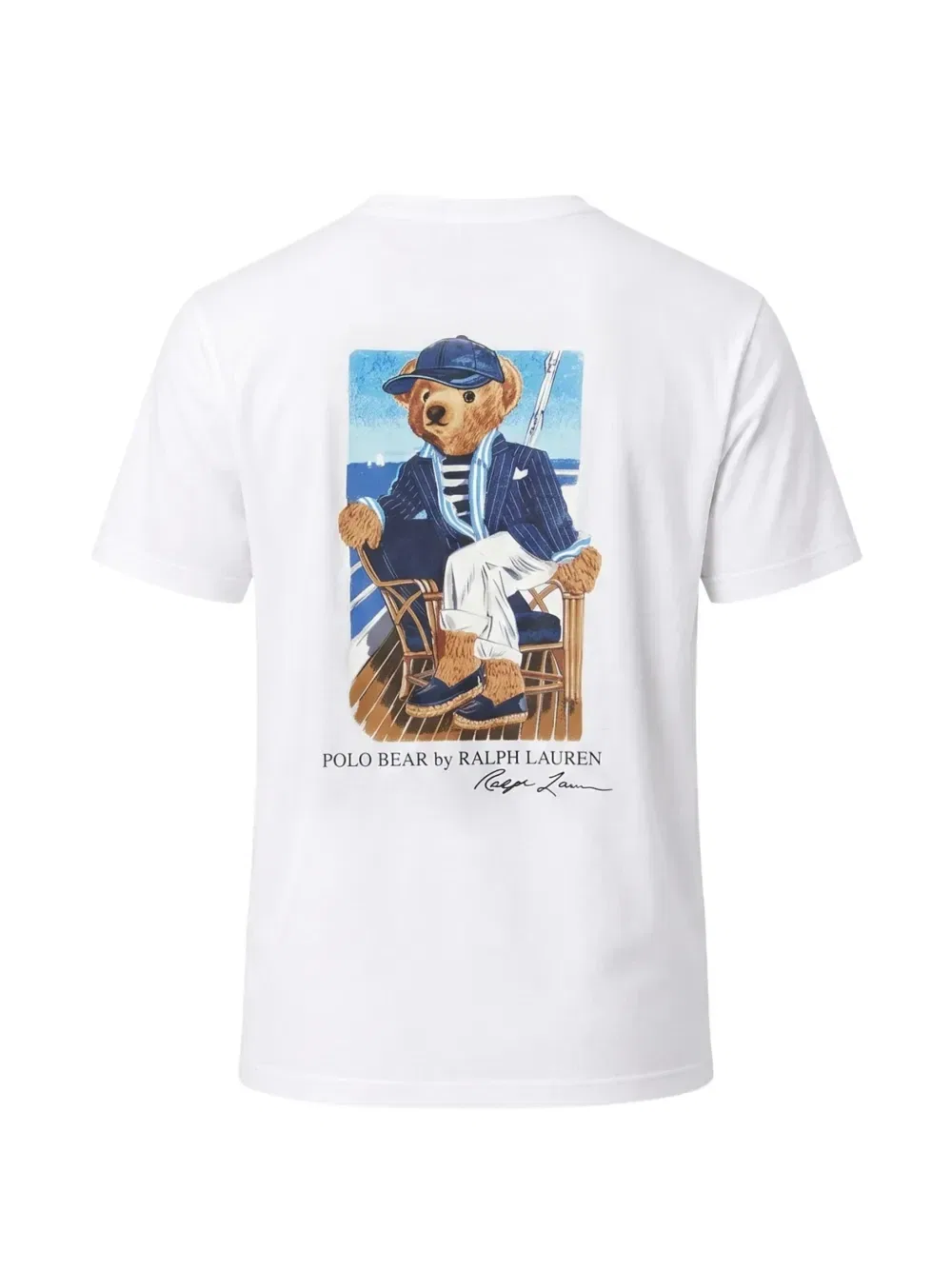 Футболка Polo Bear с накладным карманом Polo Ralph Lauren, белый — фото 2