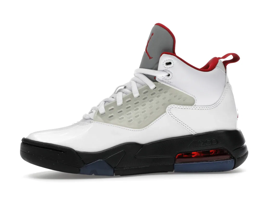 Детские кроссовки Lifestyle Jordan Maxin 200 Jordan, White/Black/Reflect Silver/Gym Red — фото 3
