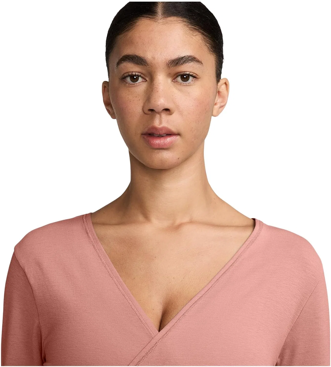 Женский свободный топ Dri-FIT Nike, Rust Pink/Canyon Rust — фото 3