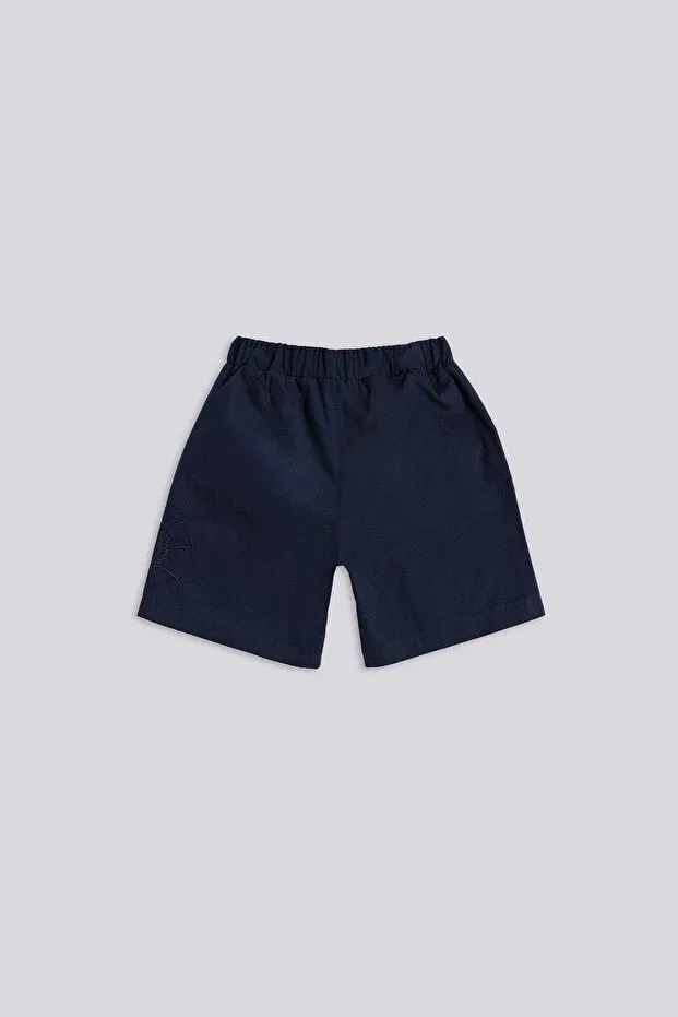 Детские шорты для мальчиков хлопковые Beverly Hills Polo Club, Navy Blue — фото 2