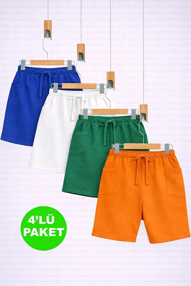 Детские шорты для девочек хлопковые Basics Twins Tailors, Orange