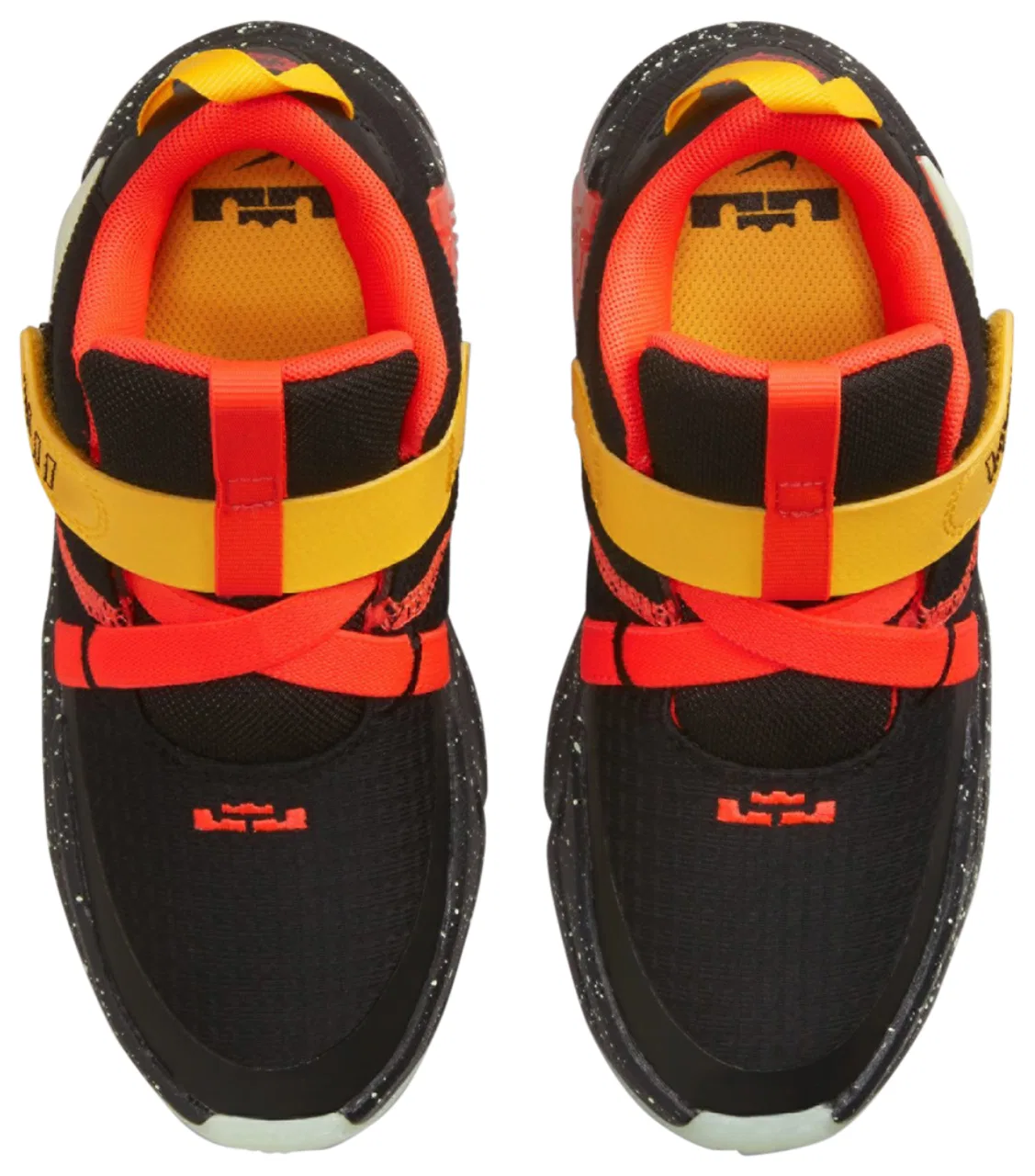 Баскетбольные кроссовки для мальчиков Witness VII Nike, цвет Black/Barely Volt/Crimson — фото 4