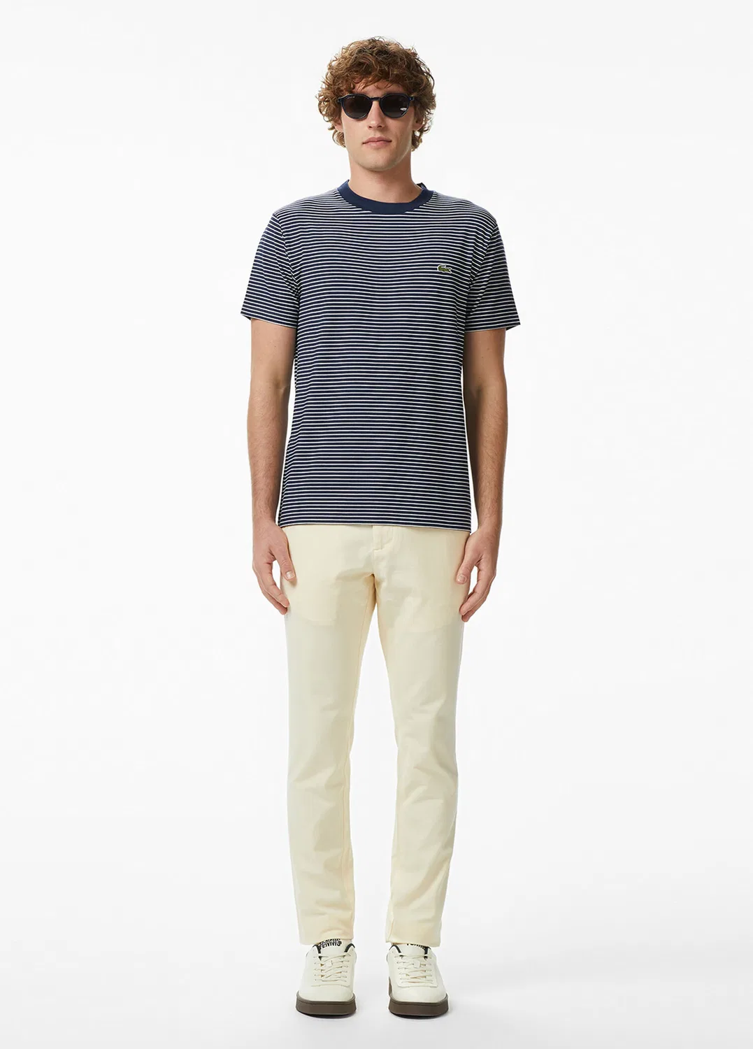 Чиносы Lacoste Slim Fit, бежевый