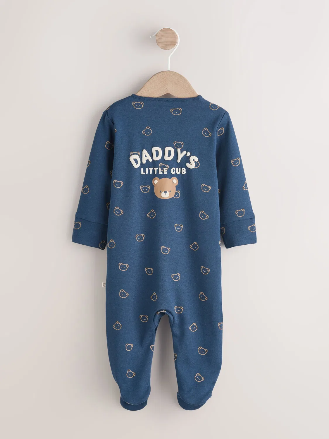 Слип-боди для новорожденных Next Daddys Little Cub, темно-синий — фото 2