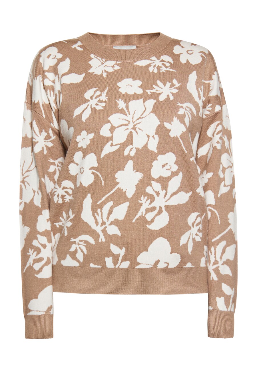 

Тонкий вязаный свитер Usha Sweater, бежевый