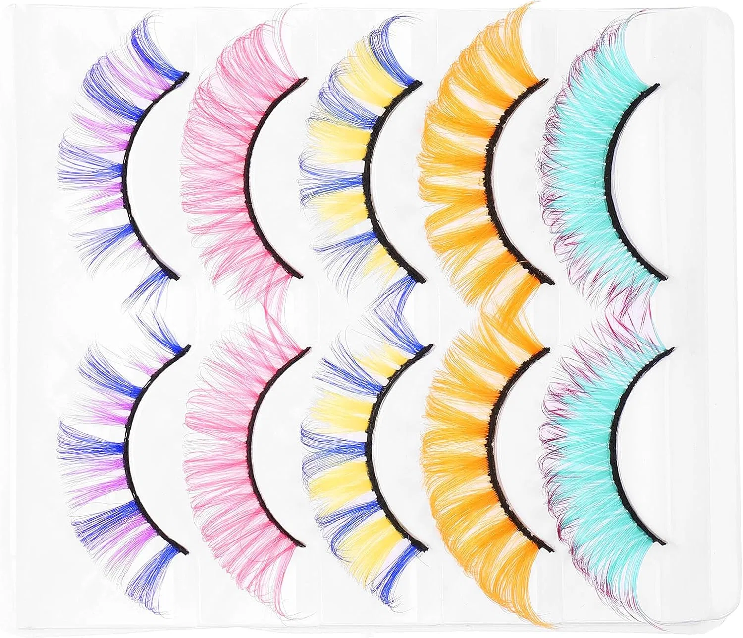 Накладные ресницы цветные GRADENEVE 5 пар