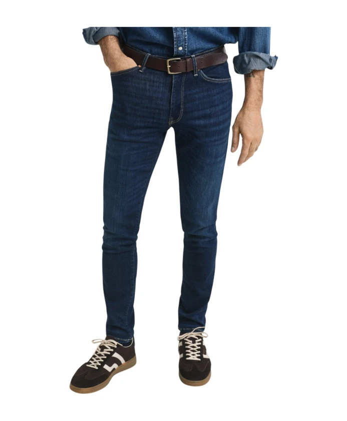 

Джинсы Extra slim fit active recovery Gant, синий