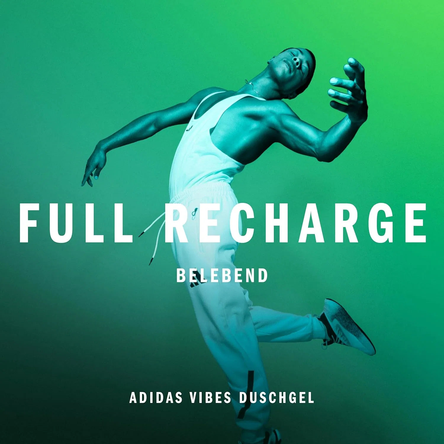 Гель для душа Vibes Full Recharge, adidas, 250 мл, Clary Sage Oil — фото 3