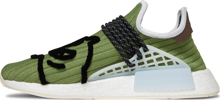 Кроссовки Adidas BBC Ice Cream x Pharrell x NMD Human Race 'Running Dog', зеленый — фото 4