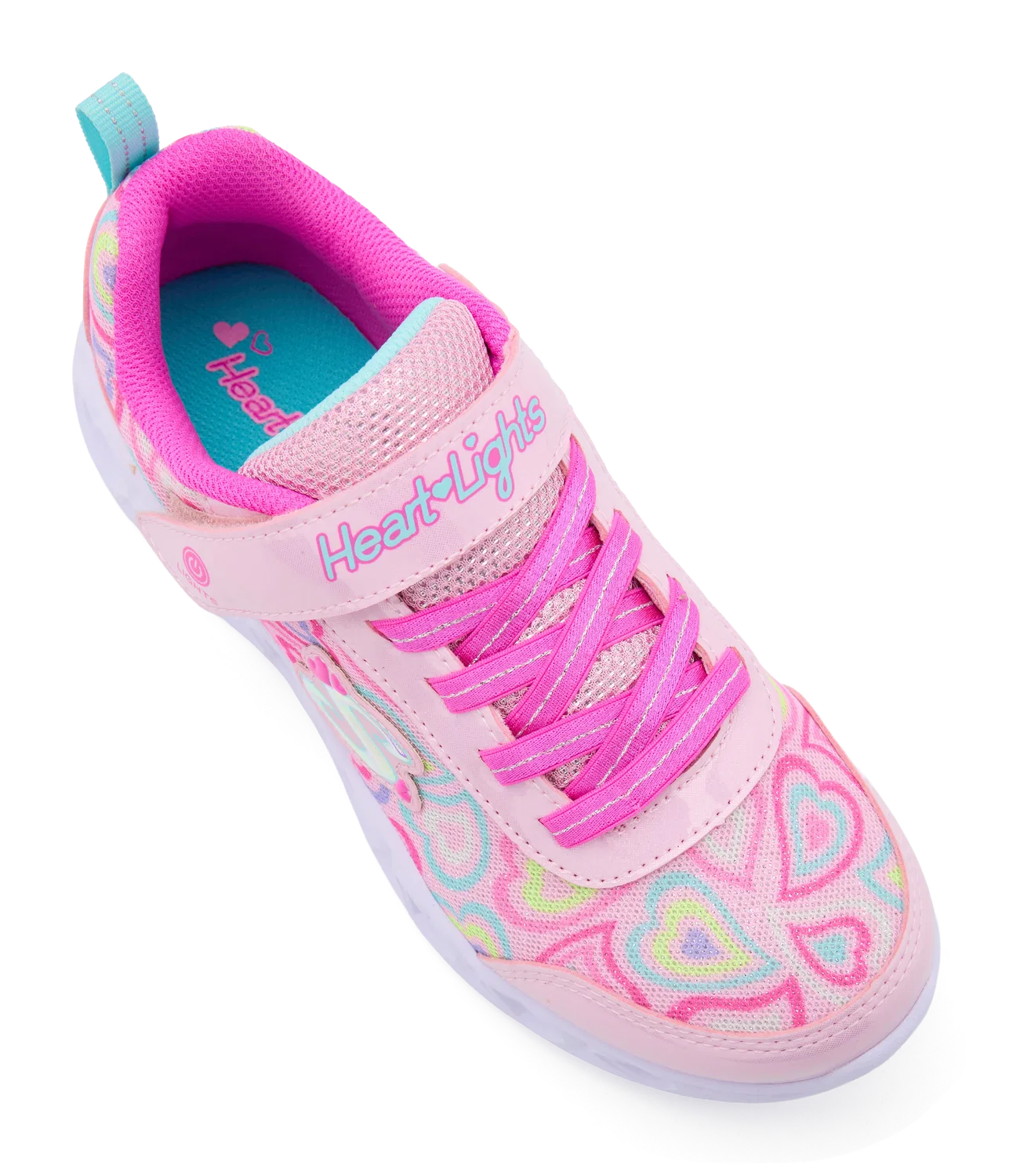 Детские кроссовки со светом Skechers BOOGIE LOVE, цвет Rose Gold — фото 2
