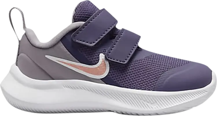 

Кроссовки Nike Star Runner 3 TD 'Canyon Purple Metallic Red Bronze', фиолетовый
