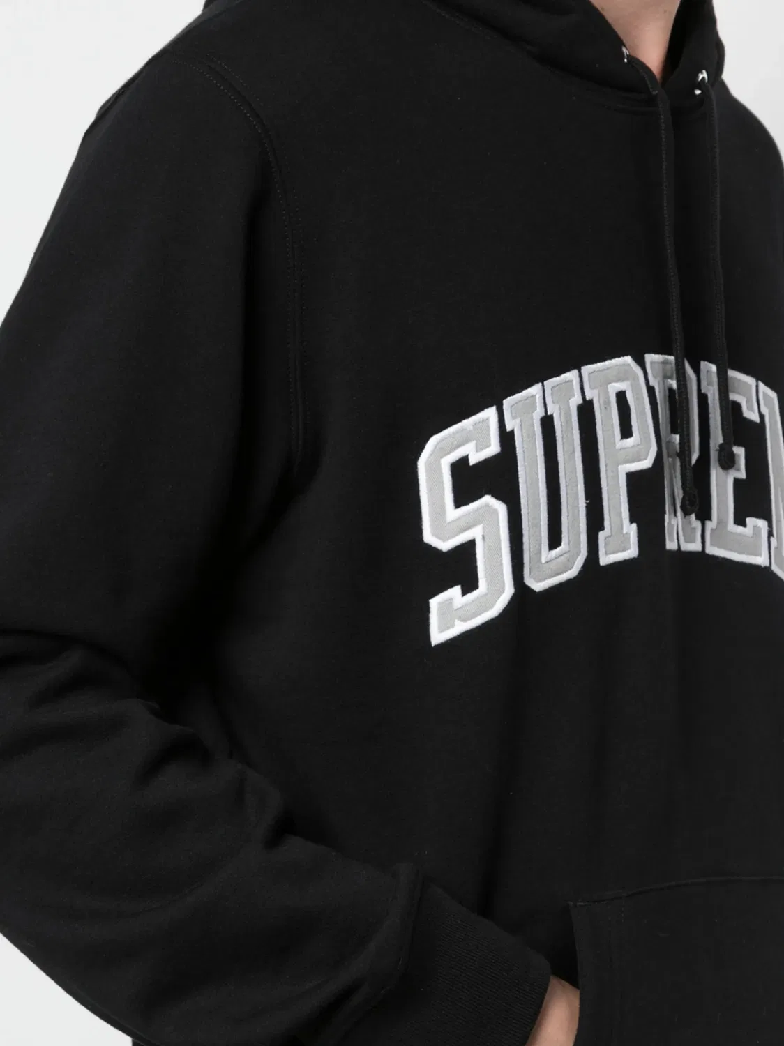 Худи NFL x Raiders Supreme, черный — фото 4