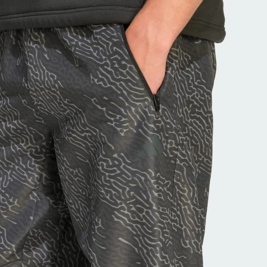 Спортивные штаны adidas Performance KA1202 Primelift Workout AOP, Серо-черный — фото 4