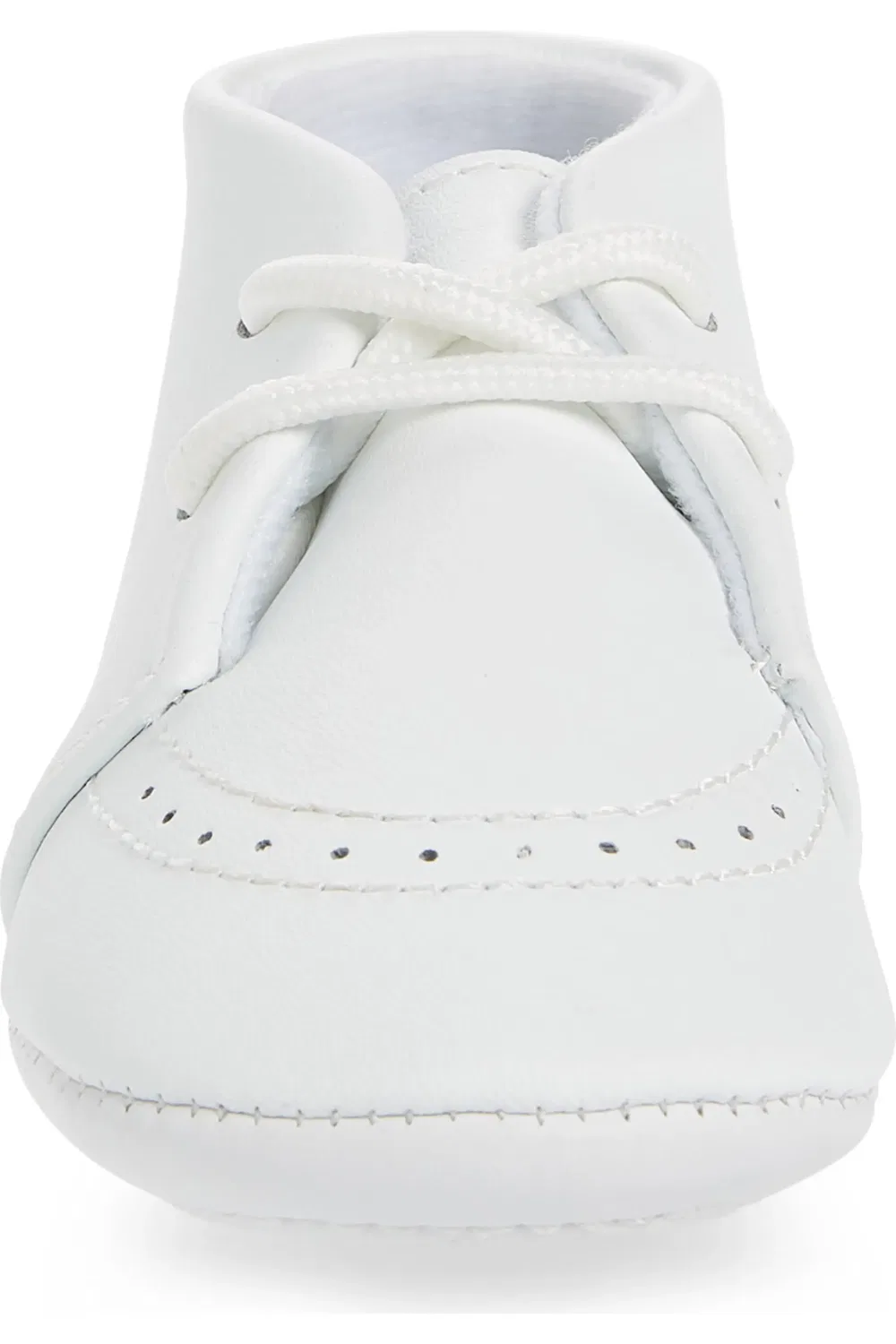 Детские туфли brogue oxford на кожаной подошве Benny Brogue L'AMOUR, белый — фото 4