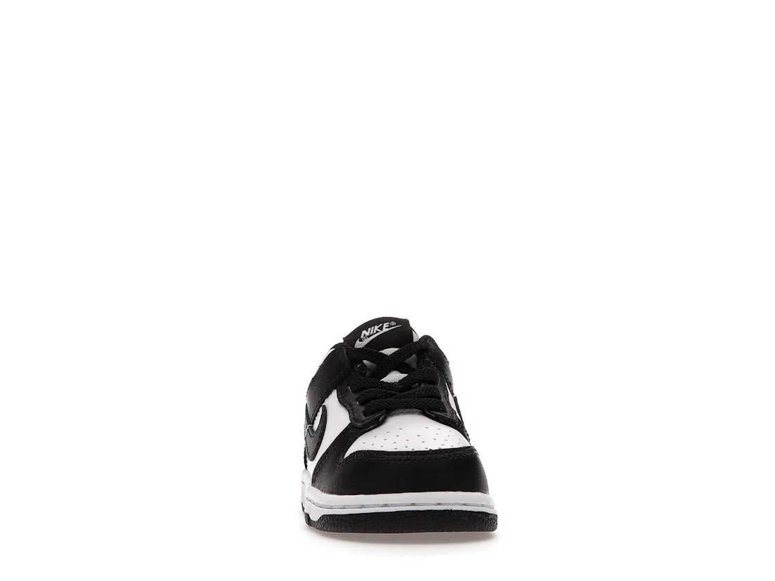 Детские кроссовки для мальчиков и девочек кожаные Nike Dunk Low Retro, White/Black-White — фото 2