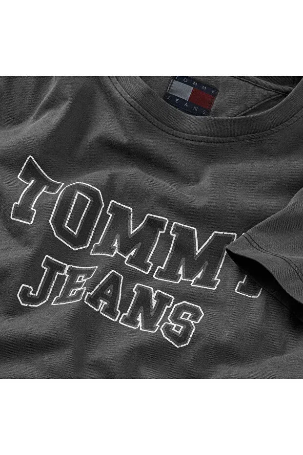 Женская футболка с двойными карманами Tommy Hilfiger, Anthracite — фото 4
