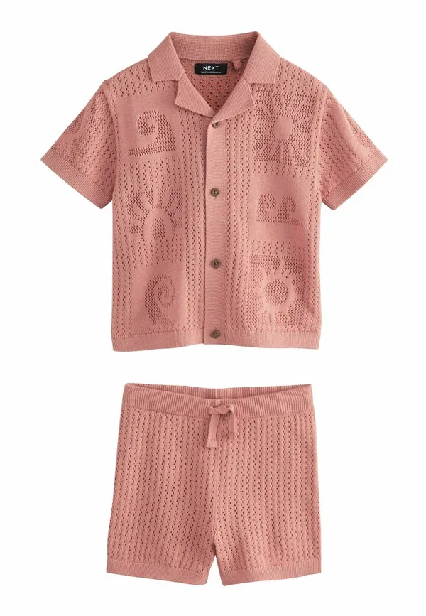 Комплект из шорт и топа, хлопок, Set, Next, Dusky Pink, розовый