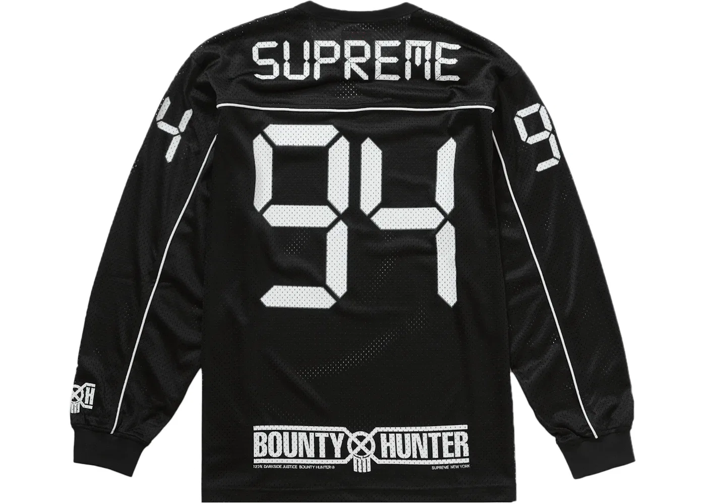 Мужская джерси с сетчатыми вставками Bounty Hunter Mesh Moto Jersey Supreme, Black — фото 2