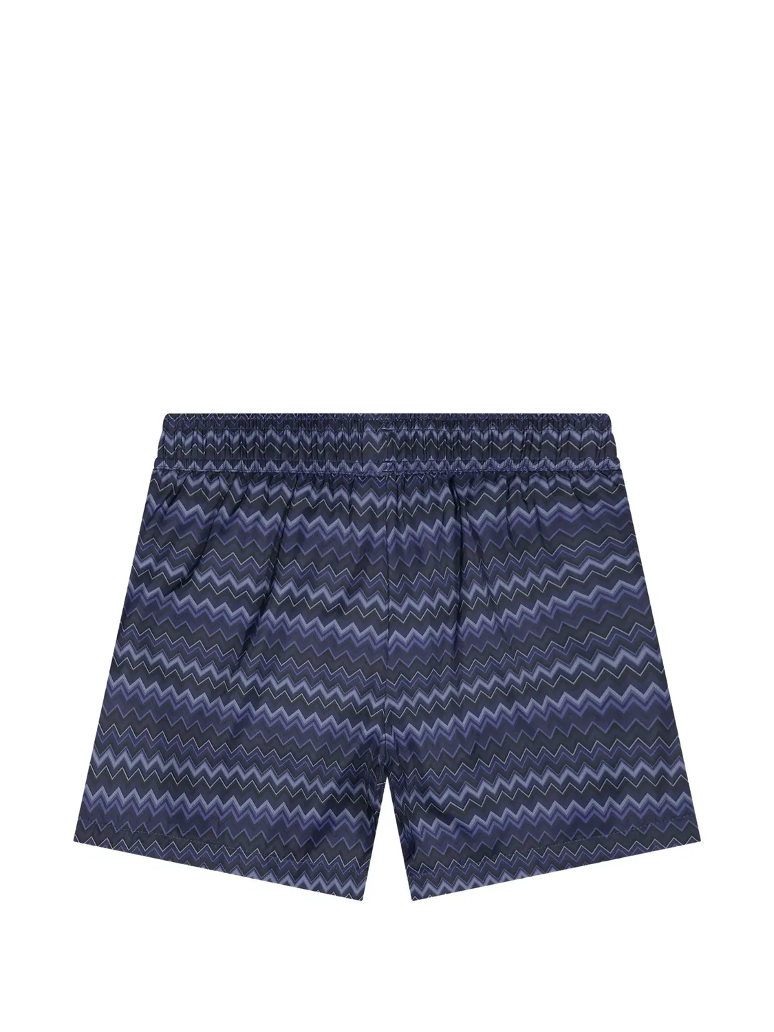 Плавки-шорты с узором зигзаг Missoni Kids, синий — фото 2