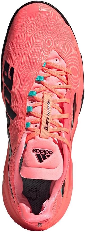 Мужская теннисная обувь Adidas Barricade Clay, черный/красный — фото 4