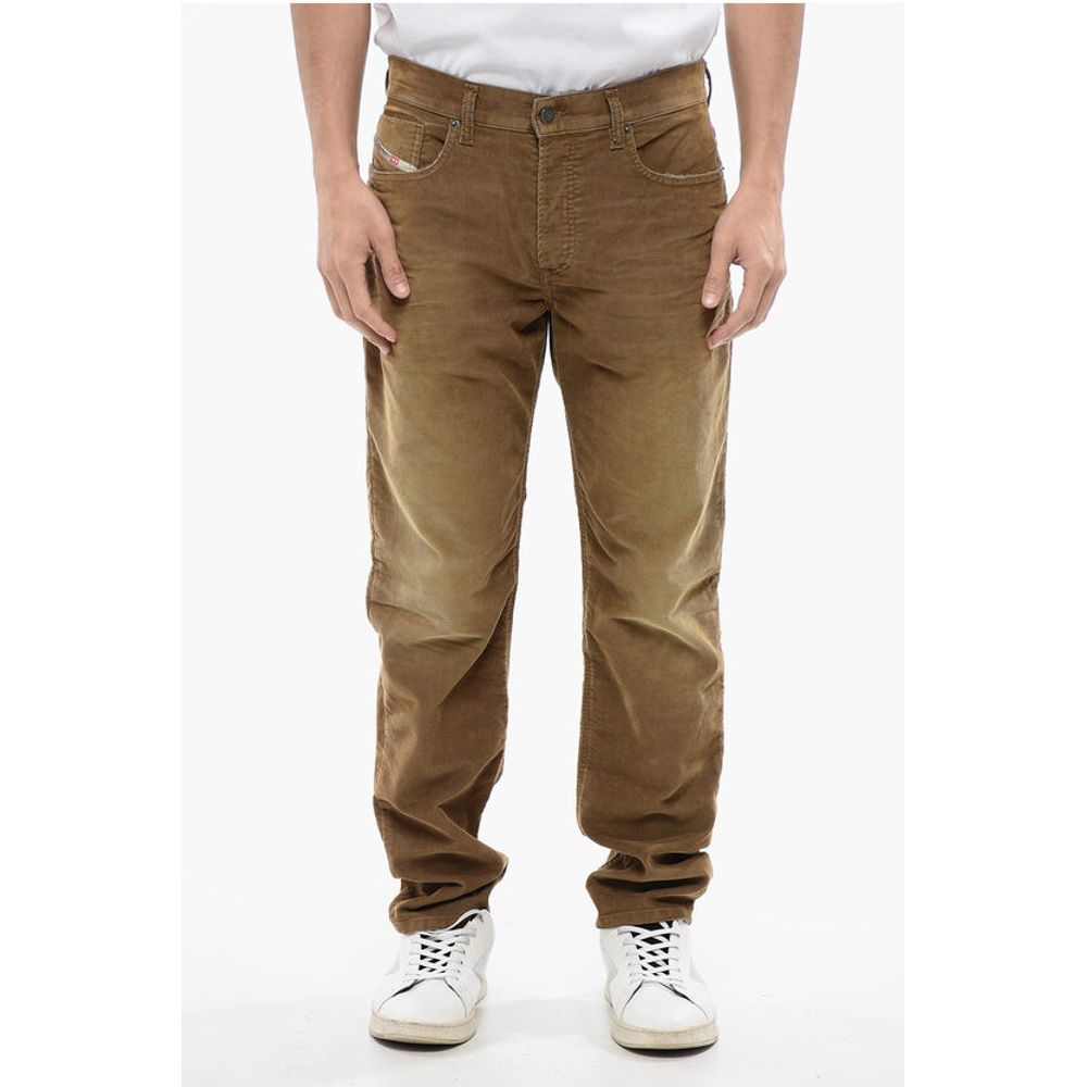 

Коричневые хлопковые брюки Diesel, Brown