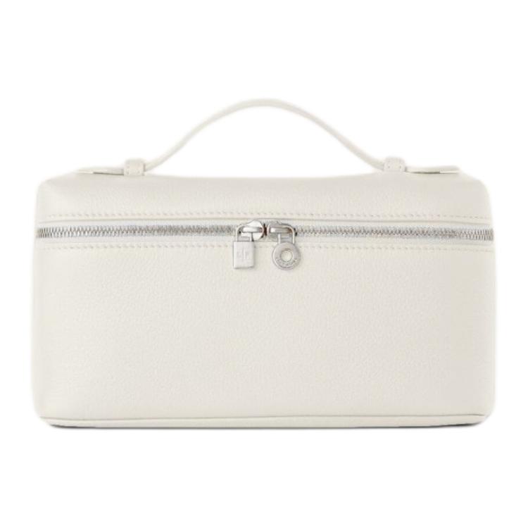 

Сумка через плечо ExtraPocket из зернистой телячьей кожи унисекс Whisper White Loro Piana
