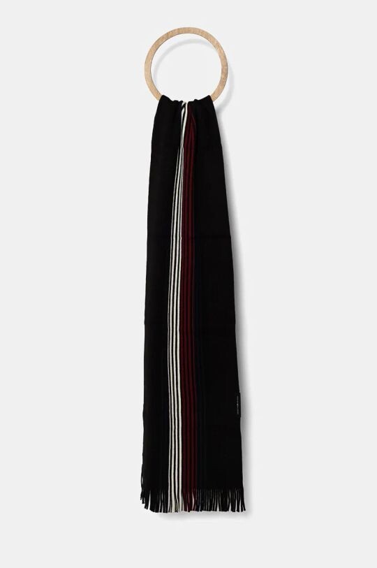

Шарф из смесовой шерсти Tommy Hilfiger, черный