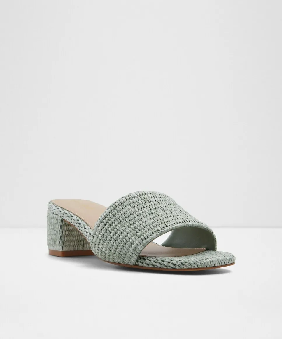 Женские мюли с квадратным носком Aldo, зеленый — фото 4