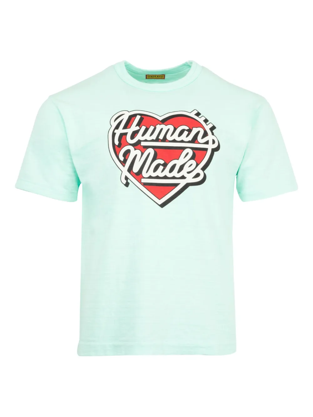 

Футболка с принтом сердца Human Made, зеленый