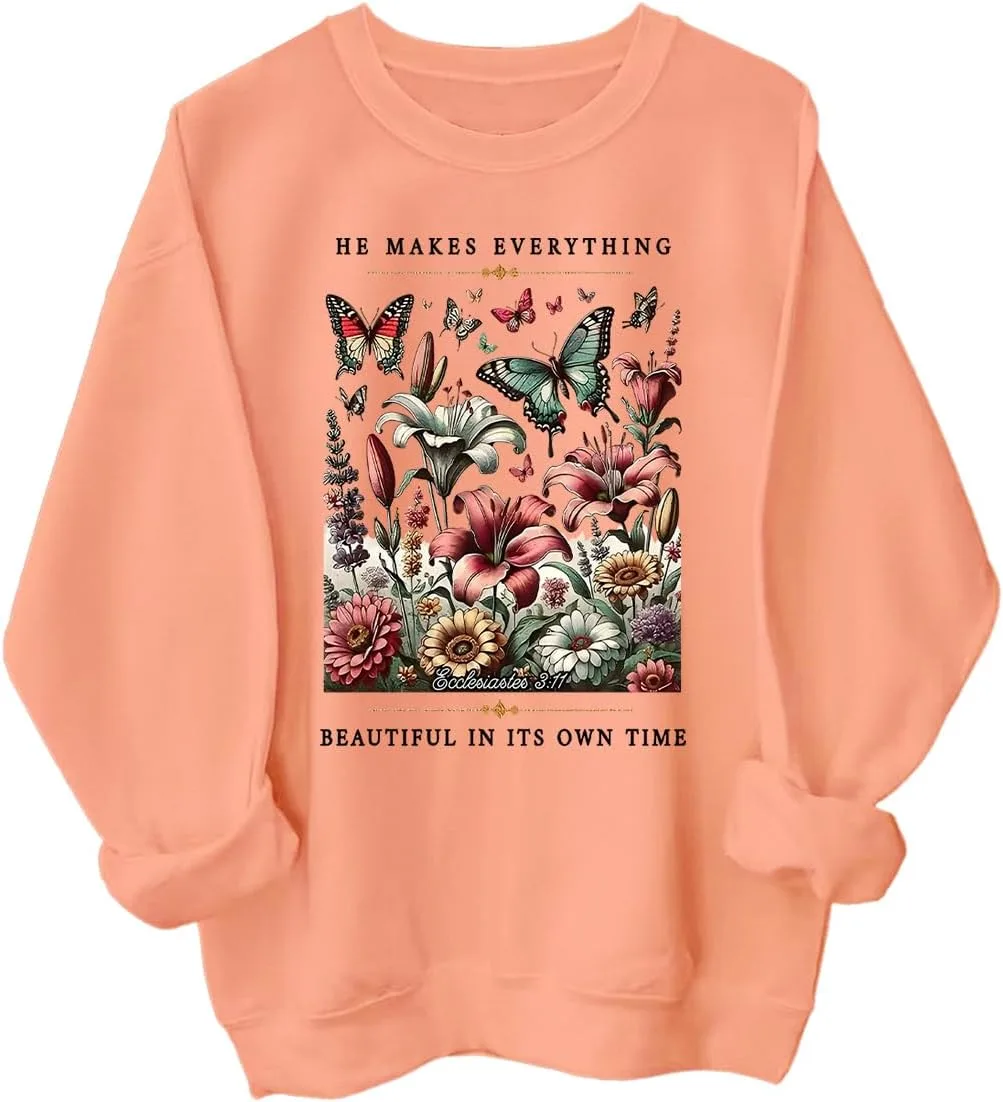 

Толстовка с капюшоном He Makes Everything Beautiful In Its Own Time