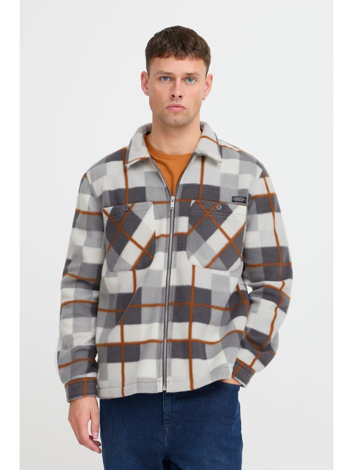 

Переходная куртка BLEND Hemdjacke BHShirt Fleece 20718195, серый
