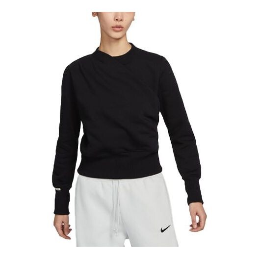 

Свитер с круглым вырезом повседневная спортивная толстовка Nike, черный