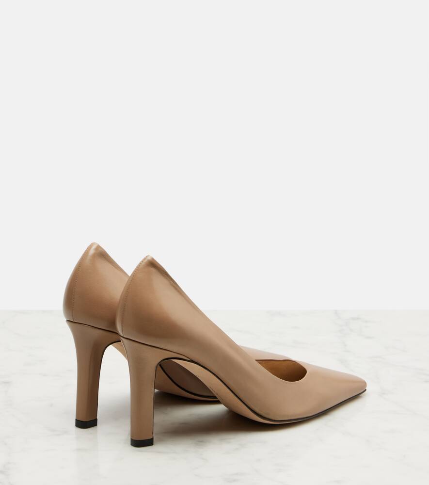 Туфли-лодочки Carla 80 из кожи The Row, Beige Grey — фото 2