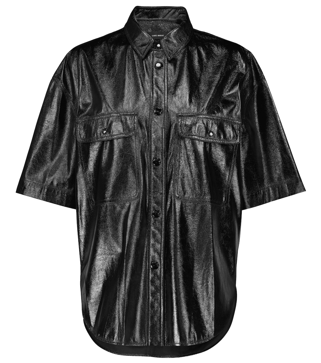 

Рубашка из искусственной кожи Gilina Isabel Marant, черный