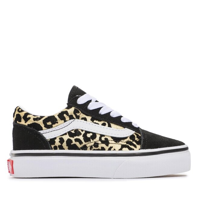 

Кроссовки Vans Old Skool VN0A7Q5FABS1 (Flocked Leopard) Black/T, черный