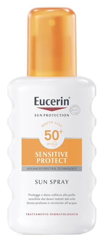 

Eucerin Sensitive Protect Sun Spray SPF 50+ 200 мл без запаха