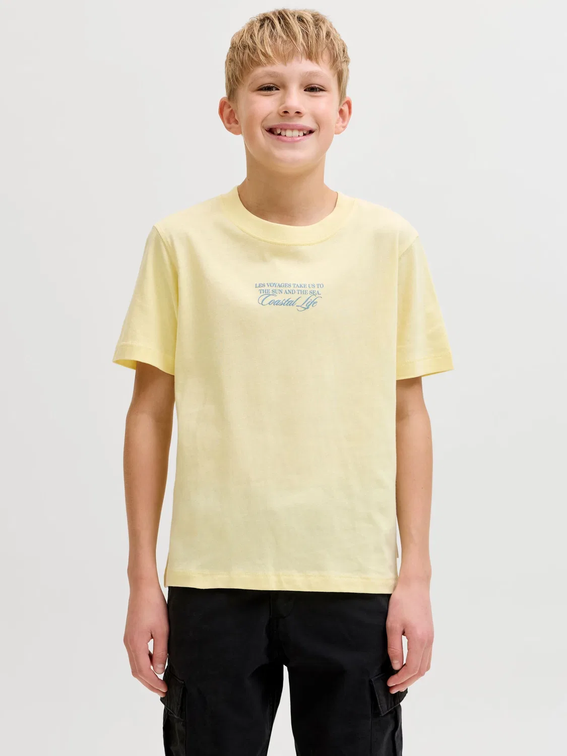 Футболка Jack & Jones Junior, Yellow — фото 3