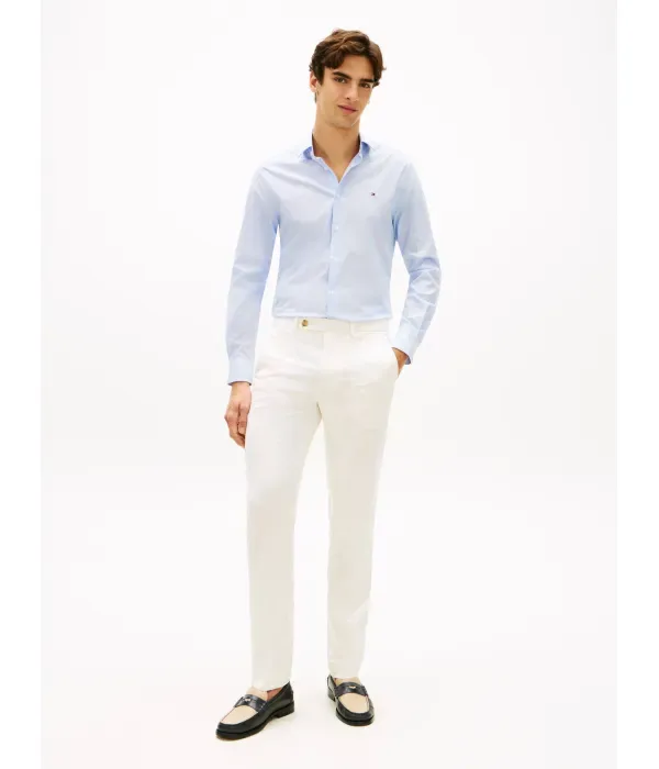 Брюки чинос Denton slim fit Tommy Hilfiger, экрю — фото 2