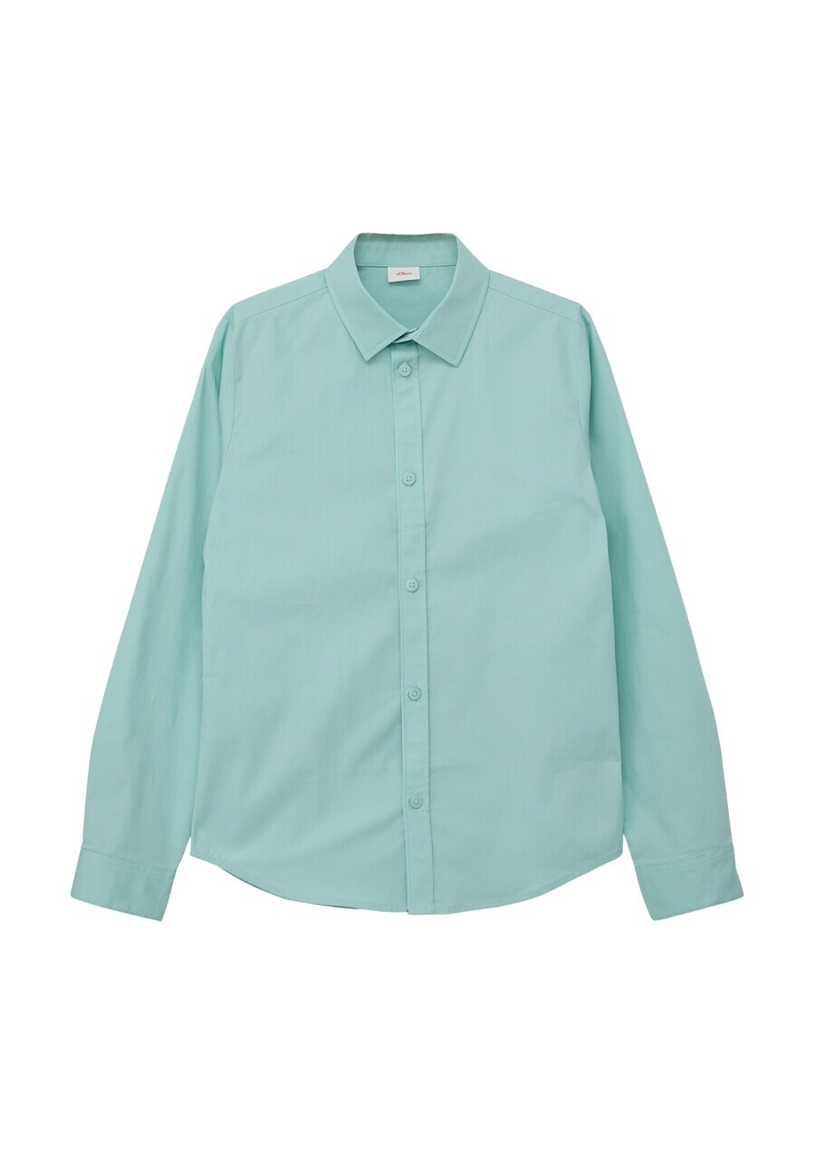 

Рубашка s.Oliver Slim fit Button Up, светло-голубой