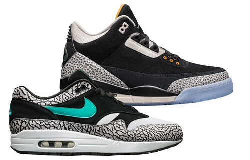 

Кроссовки JORDAN 3 Retro & Nike Air Max 1 Atmos Pack, Черный, Кроссовки JORDAN 3 Retro & Nike Air Max 1 Atmos Pack