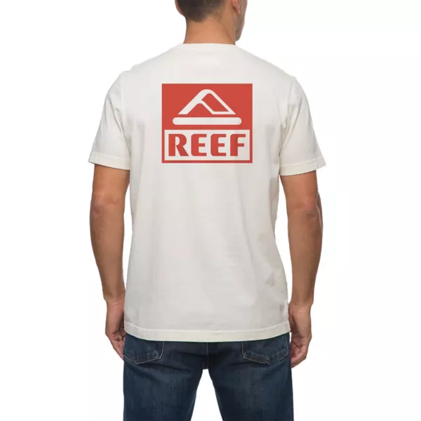 

Мужская футболка Tellie с принтом Reef, белый